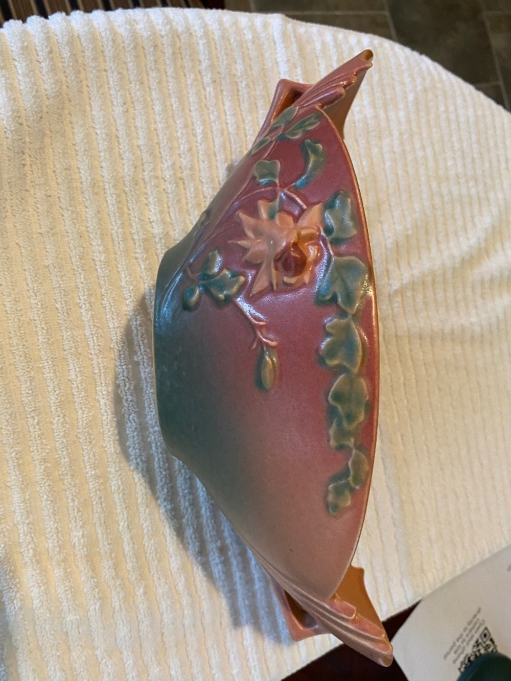 Roseville serving dish